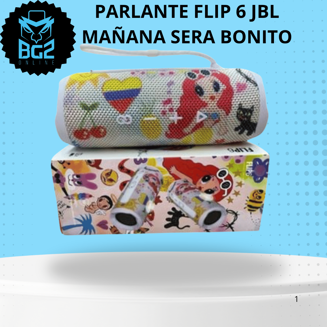 PARLANTE FLIP 6 JBL MAÑANA SERA BONITO